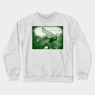 Foothill Boulevard & Bixby Drive WHITE FORRESST, La Verne, CA by Mistah Wilson Crewneck Sweatshirt